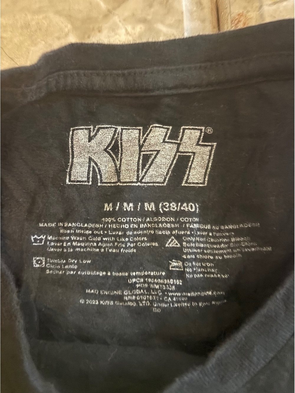 KISS Destroyer Graphic Band T-Shirt Black Rock Tee Size Mediu - Picture 3 of 3